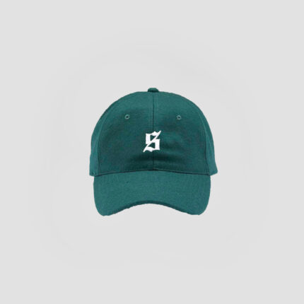 Green Set Wool 6 Panel Cap