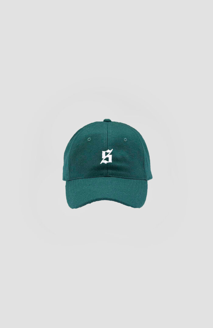 Green Set Wool 6 Panel Cap
