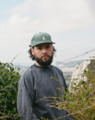 Set S Logo Cord Cap - Sage
