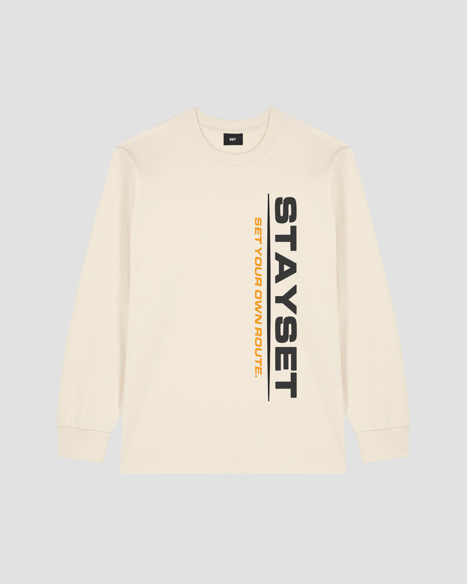 Stayset Sport Long Sleeve Tshirt - Ecru